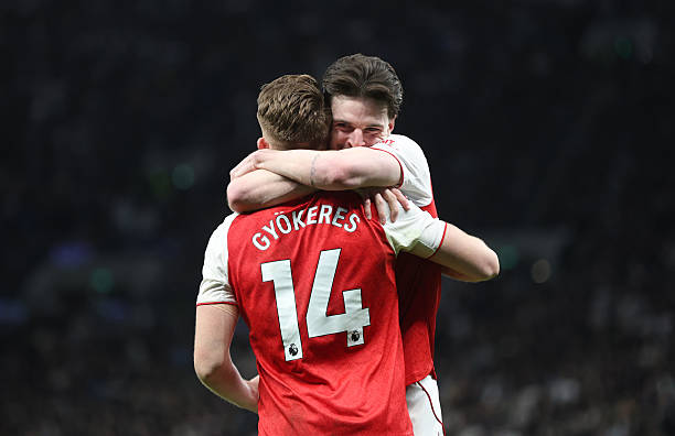 Declan Rice’s Leadership Backfires in North London Derby Moments After Eberechi Eze Goal